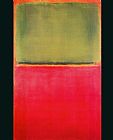 Untitled (Green, Red, on Orange) by Mark Rothko